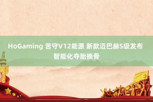 HoGaming 苦守V12能源 新款迈巴赫S级发布 智能化夺胎换骨