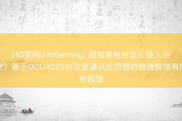 HG官网(HoGaming) 超短波电台怎么接入会议室?基于DCU4020会议室通讯处罚器的融理解信有假想