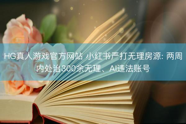 HG真人游戏官方网站 小红书严打无理房源: 两周内处治300余无理、AI违法账号